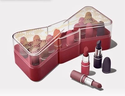 MAC Celebrate in Colour Powder Kiss Lip Lipstick Vault x 12 Destined Stardom NIB