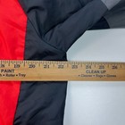 Adidas Windbreaker Jacket Mens Medium Red Full ZIp Lightweight Hooded Pockets