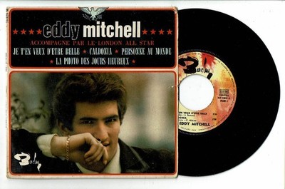 Eddy Mitchell Vinyl 45 Runden EP Je T' IN Veux D'Etre Belle - Caldonia - Barclay
