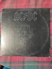 AC/DC Back In Black LP Record 1980 Atlantic SD16018 Vintage Worn