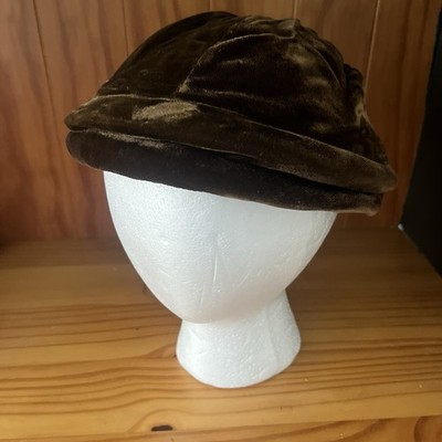 Vintage Debway Womens Brown Velvet Hat | eBay display picture 2