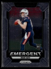 2024 Panini Prizm Emergent Drake Maye #4 Insert RC