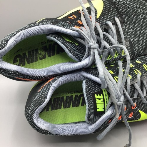 Nike Shoes Mens 12 Air Zoom Structure 18 Running Sneakers Gray Green Low Top - Bild 8 von 8