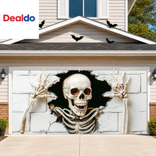 6 X 13 Ft Halloween Garage Door Decorations Halloween Decorations Witch Door Cov