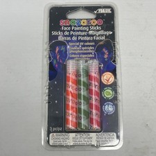 Snazaroo Special UV Colors Face Painting Sticks - 3 ct