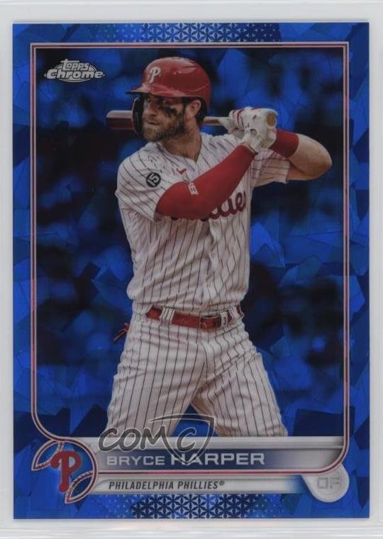 2022 Topps Chrome Sapphire Edition Bryce Harper #250 1fj5