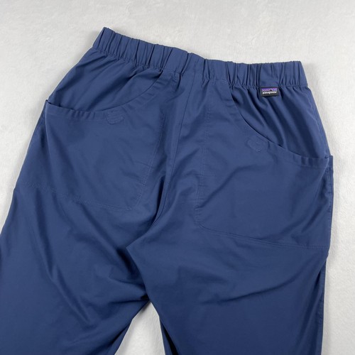 Pantalone Patagonia High Spy Cropped Donna XS Blu Leggero Elasticizzato Escursionismo Capri - Foto 9 di 15