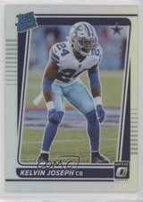 2021 Panini Donruss Optic Rated Rookie Holo Prizm Kelvin Joseph #250 2l4