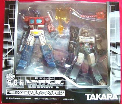 Transformers SCF TF01 Convoy vs Megatron NIB Sealed Japan Takara Limited Set