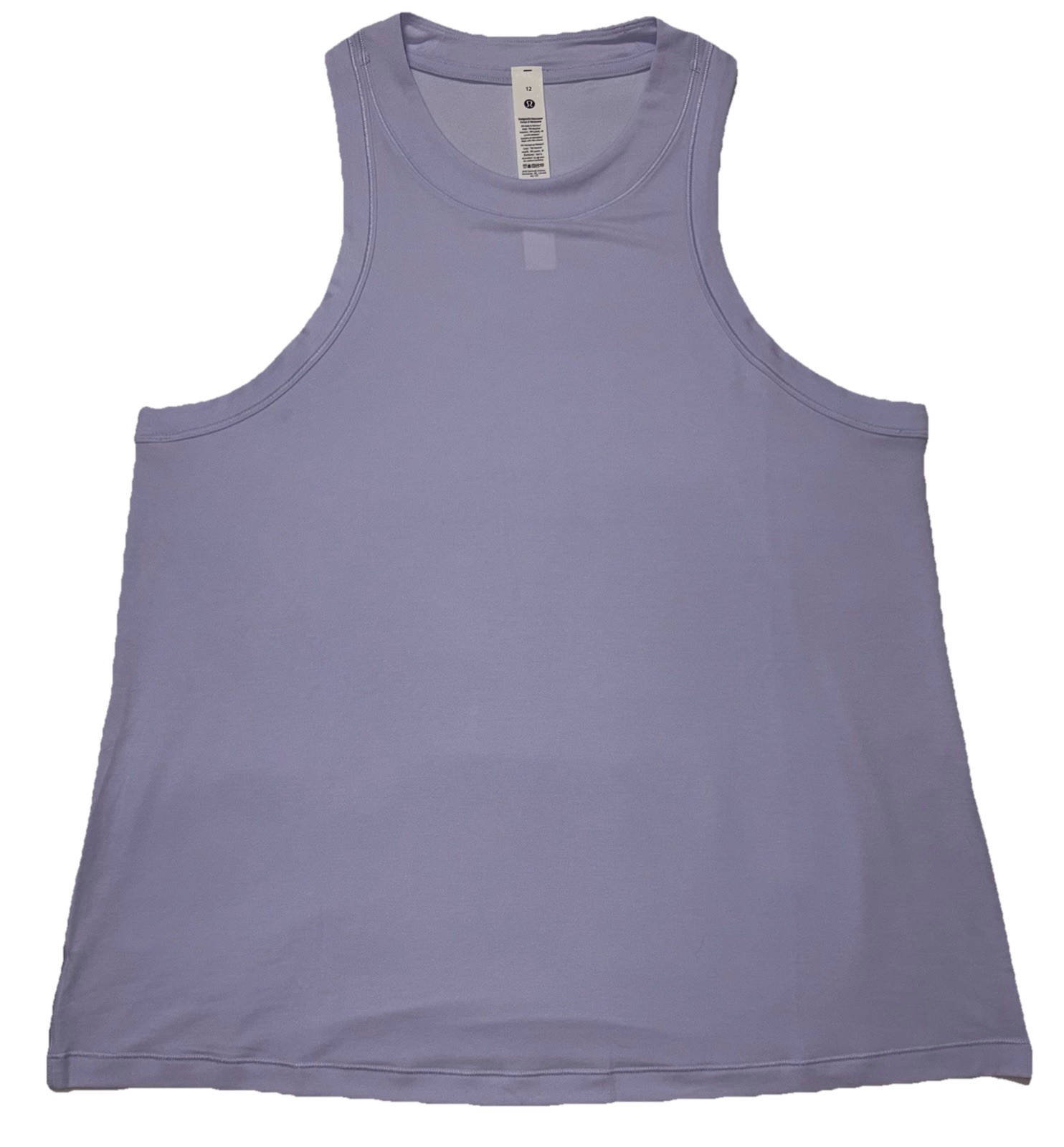 NWT💎LULULEMON💎SIZE 12💎JERSEY TRAINING TANK💎AUTHENTIC💎SERENE BLUE💎RELAXED💎