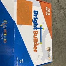 Fort Building Kit 100 Pieces Blue/Red STEM Indoor/Outdoor/ag