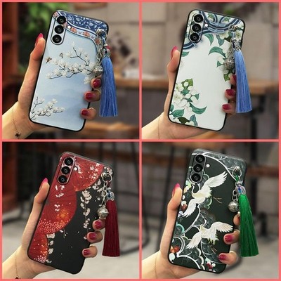 MYDING-Phone Case for Samsung Galaxy A13 5G/A04S/Wide6/SM-A136,  Tassel Durable
