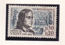 🦬Timbre France N°1375 - Luxe ** - Alfred de Vigny Poète -  MNH** - 1963🦬
