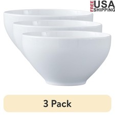 Modern Durable Porcelain Cereal Bowl Microwave Dishwasher Safe Elegant Design US