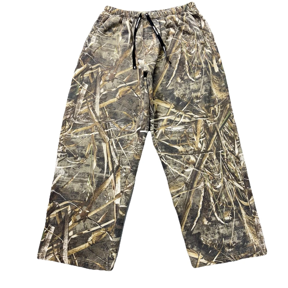 Realtree Max-5 Sweatpants Joggers Mens 3XL Camo Hunting Drawstring Wide Leg - Image 2 of 4
