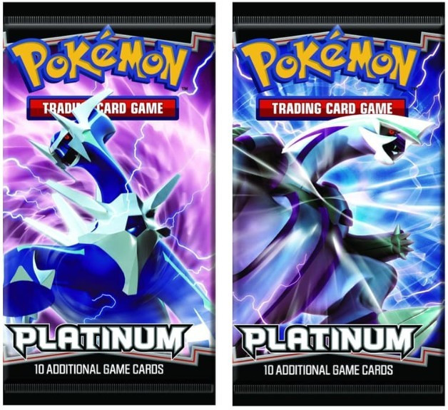 2009 Pokemon Card Game (TCG) - PLATINUM Sets - Empty Booster Pack Foils NO CARDS