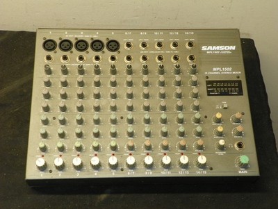 Samson MPL1502 15 Channel Stereo Compact Analog Mixer