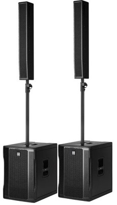 RCF EVOX 12 Column Speaker Array System Pair - Black