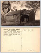 Daniel Webster Birthplace Franklin NH Albertype Postcard