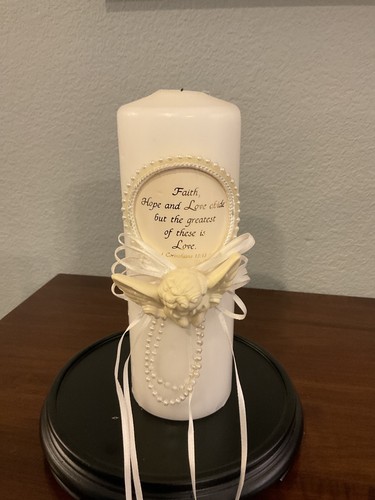 Wedding Unity Candle 9"