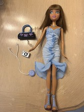     HTF My Scene Club Birthday Madison Doll Blue Dress And accessories