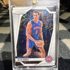 Panini 2024-25 Prizm White Lazer Prizm Jalen Duren Pistons #20 /275