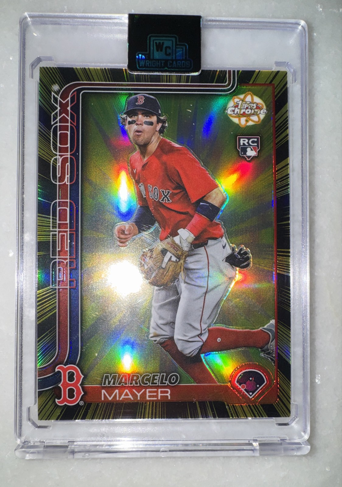 2025 Topps Chrome Update Series - Radiating Rookies Marcelo Mayer #RR-37 (RC)