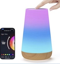 Bedside Night Light Table Lamp App Voice Control Smart WiFi LED Simple Classic