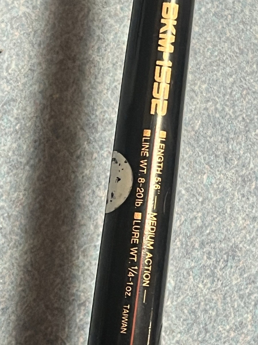 シマノ Black Magnum ブラックマグナム BKM-1552 Vintage Shimano Black Magnum Fightin' Rod BKM-1552 medium 5'6