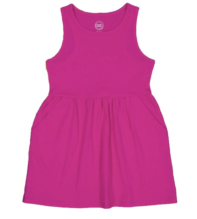 Wonder Nation Girl’s Pink Sleeveless  Dress Size XL (14-16) NEW