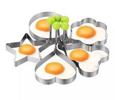 5-Pack Stainless Steel Egg Rings Nonstick Pan...