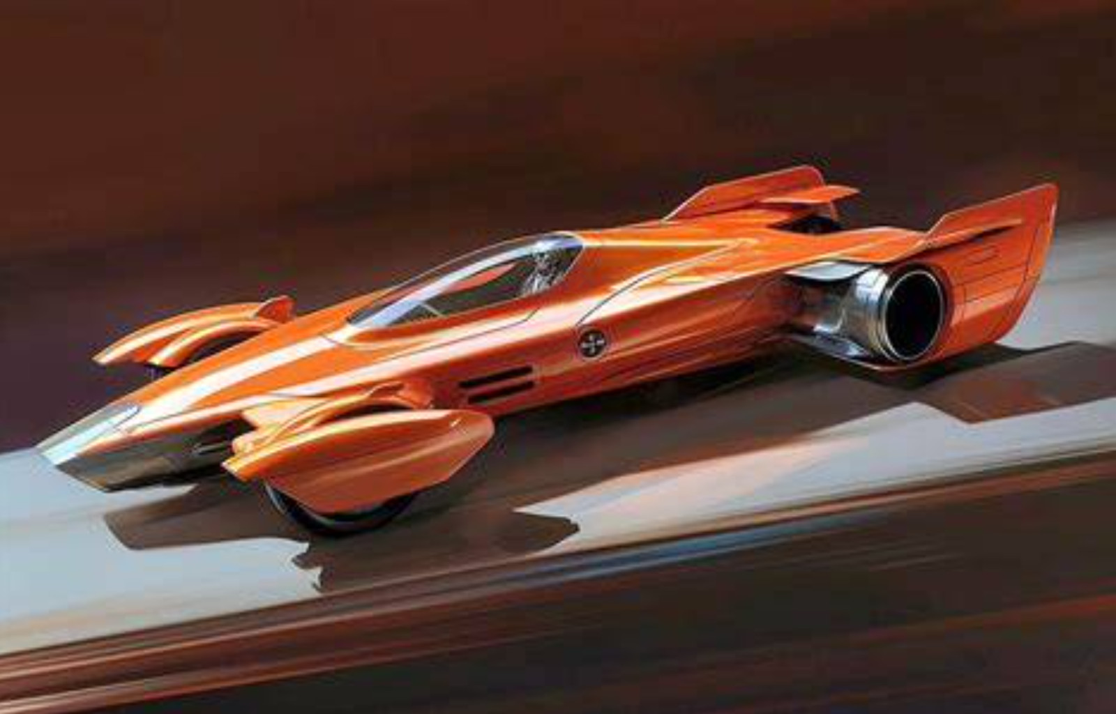 FERRARI Race Car Racing Hypercar Concept Custom Built LARGE 1:12SCALE MODEL Gold