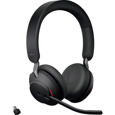 Jabra Evolve2 65 MS Telefon On Ear Headset Bluetooth Stereo Schwarz Lautstär279
