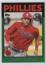 2021 Topps 1986 Topps Baseball 35th Anniversary Green Alec Bohm #86B-43 h3a