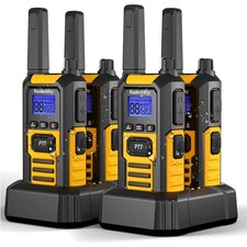 Waterproof Floating Walkie Talkies, Heavy Duty Long Range Two Way Radio w/ 24...
