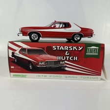 Starsky And Hutch 1976 Ford Gran Torino Greenight 1:18 Diecast Car With Box 2021