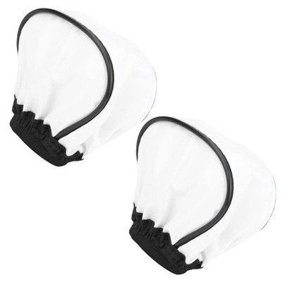 2 Pieces Speedlite Softbox Diffuser Portable Lightweight Flashlite Box for DSLR