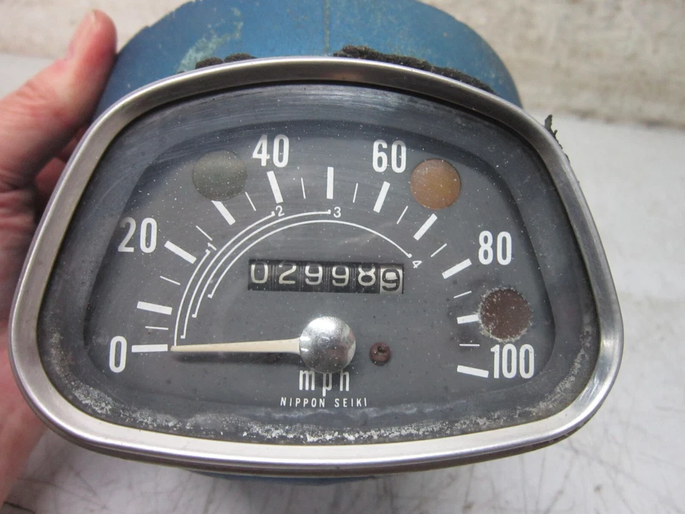 Honda CL125A 1969 OEM caja de faros y velocímetro Foto 2 de 4