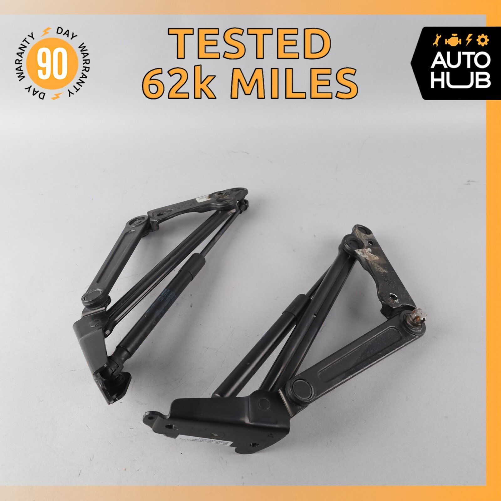 07-18 Bentley Continental GTC Rear Trunk Lid Hinges Left & Right Set OEM 62k