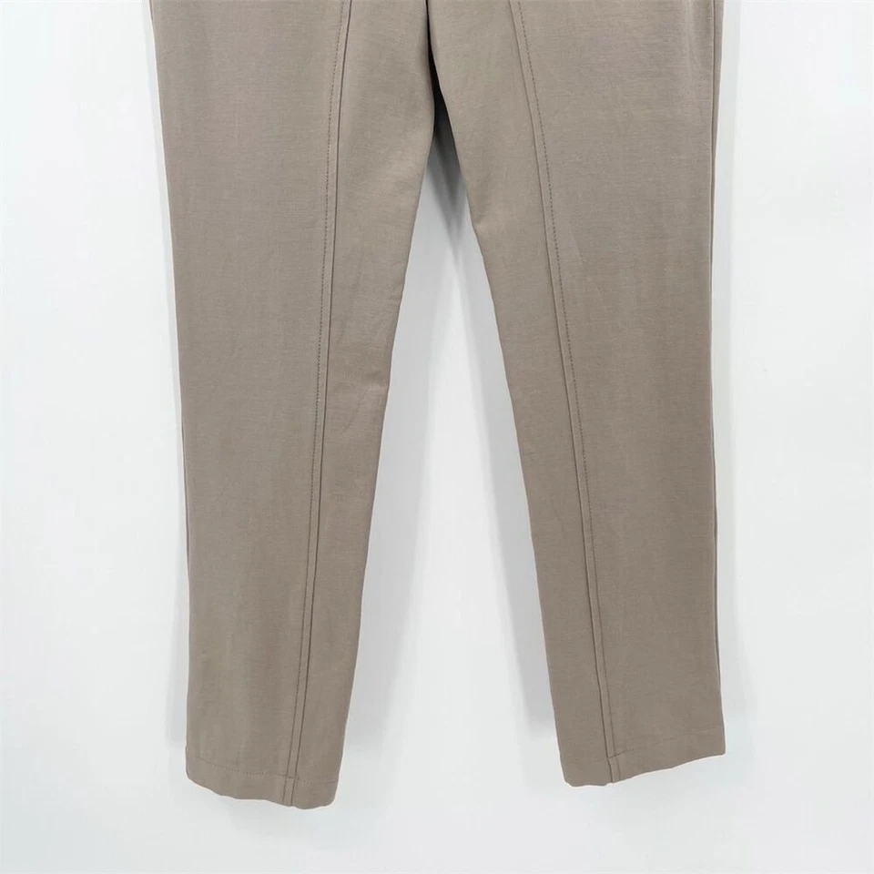 Pantalón ecuestre Worth para mujer color topo talla 6 informal oficina tiro medio elástico Foto 3 de 4