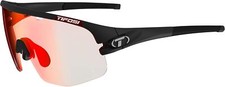Tifosi Optics Sledge Lite Sunglasses Matte Black Clarion Red Fototec Lenses 