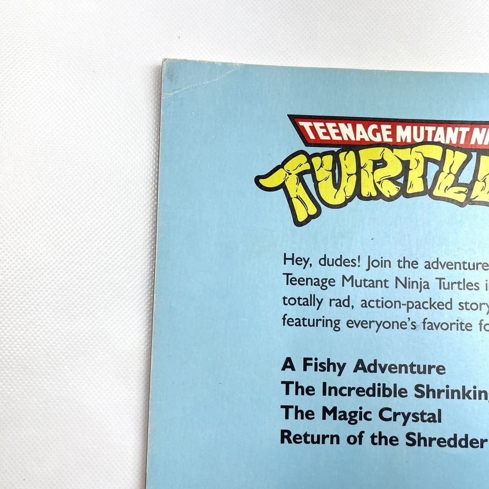 Teenage Mutant Ninja Turtles Storybook 1990 Return of the Shredder