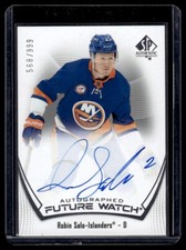 2021-22 SP Authentic Future Watch Autograph Rookie Robin Salo RC Auto /999 New