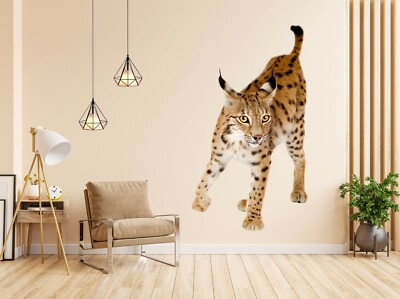3D Kleiner Leopard M187 Tier Wallpaper Wandbild Poster Wandaufkleber Zoe
