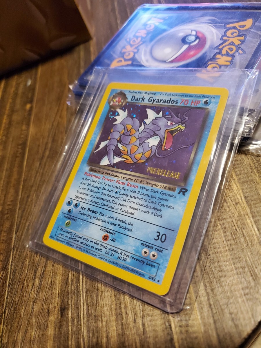 gyarados pokemon card ebay Stage 1 Gyarados HP 190 Hyper Beam Attack Rarity Blue Pokmon Card