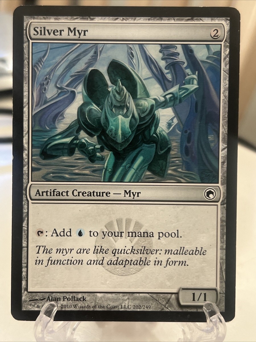 Silver Myr Non-Foil Common Artifact Creature 202/249 MTG Scars of Mirrodin  LP | eBay