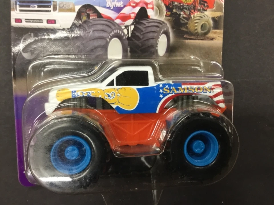 MUSCLE MACHINES MONSTER TRUCK 1/72 SCALE DIE CAST FORD Samson  - Image 2 of 4