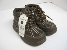 NEW CARTER'S LITTLE BOYS BOOT BROWN SIZE 8