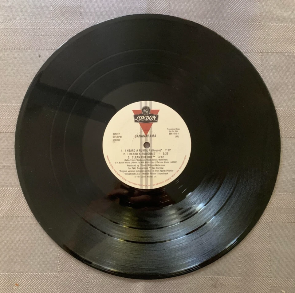 BANANARAMA - HE OÍDO UN RUMOR - 5 Pistas Promo Remix 886 188-1 12" Single - 1987 Foto 2 de 4