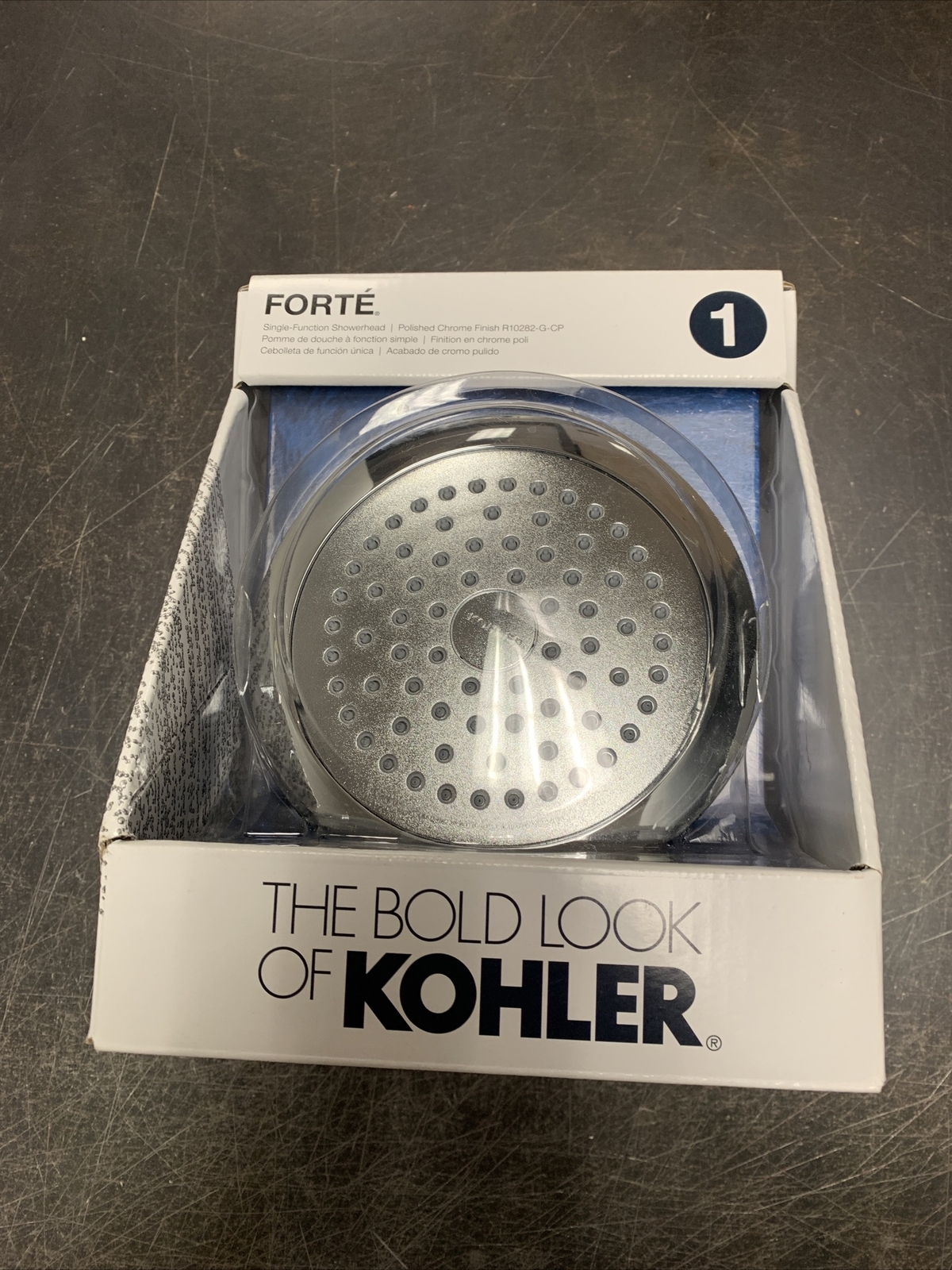 Kohler Forte 1Spray 1.75 GPM Fixed Showerhead, Chrome R10282GCP 1